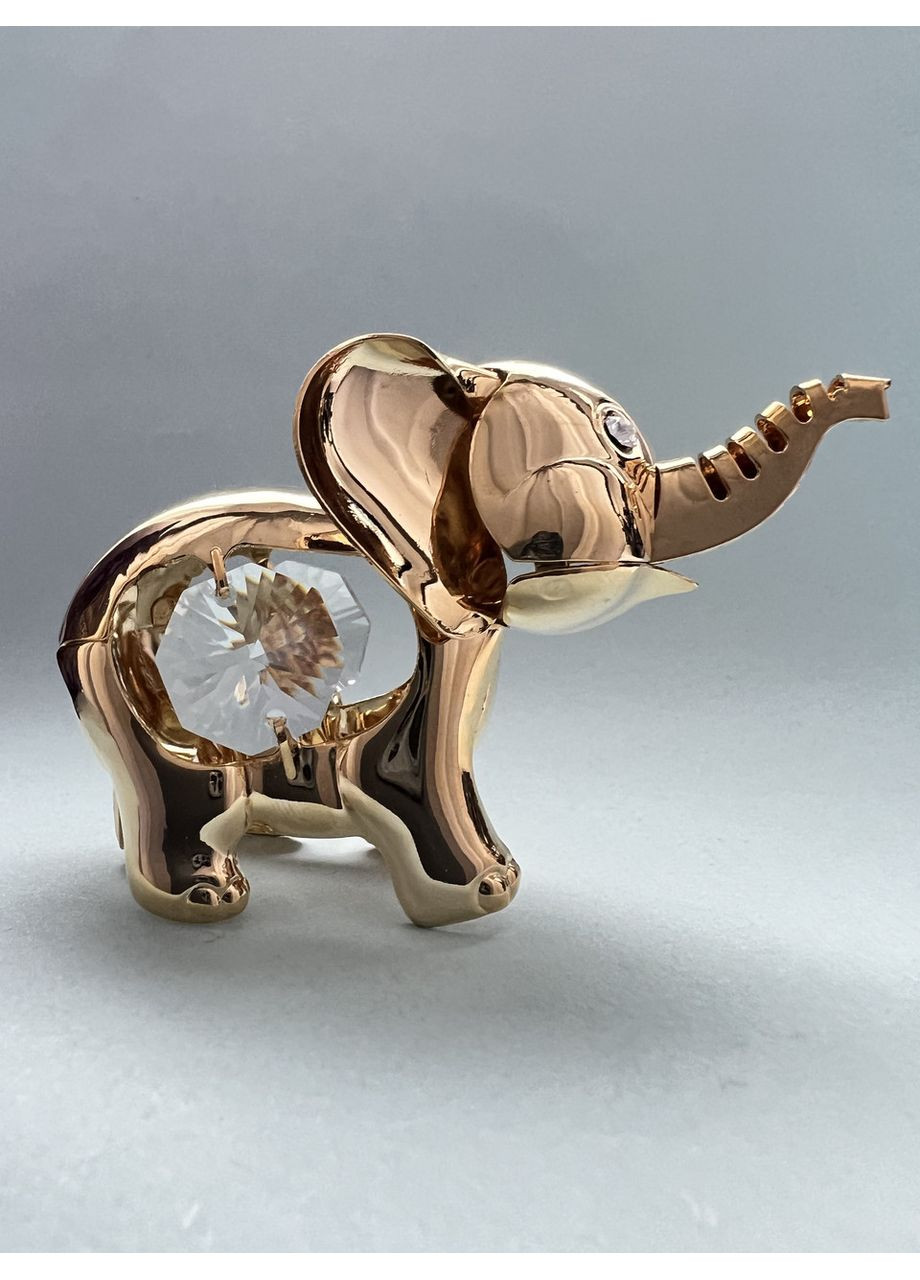 Фигурка со стразами Swarovski Слонёнок 7х5х4 см 1602290 Crystocraft (367261958)