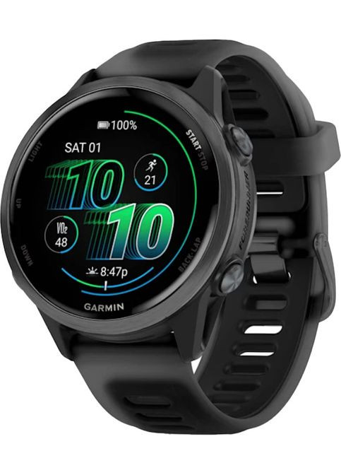 Смарт-часы 42mm Slate Gray Aluminum w. Translucent Black/Black Band (010-02970-00) Garmin Forerunner 570 (360399737)