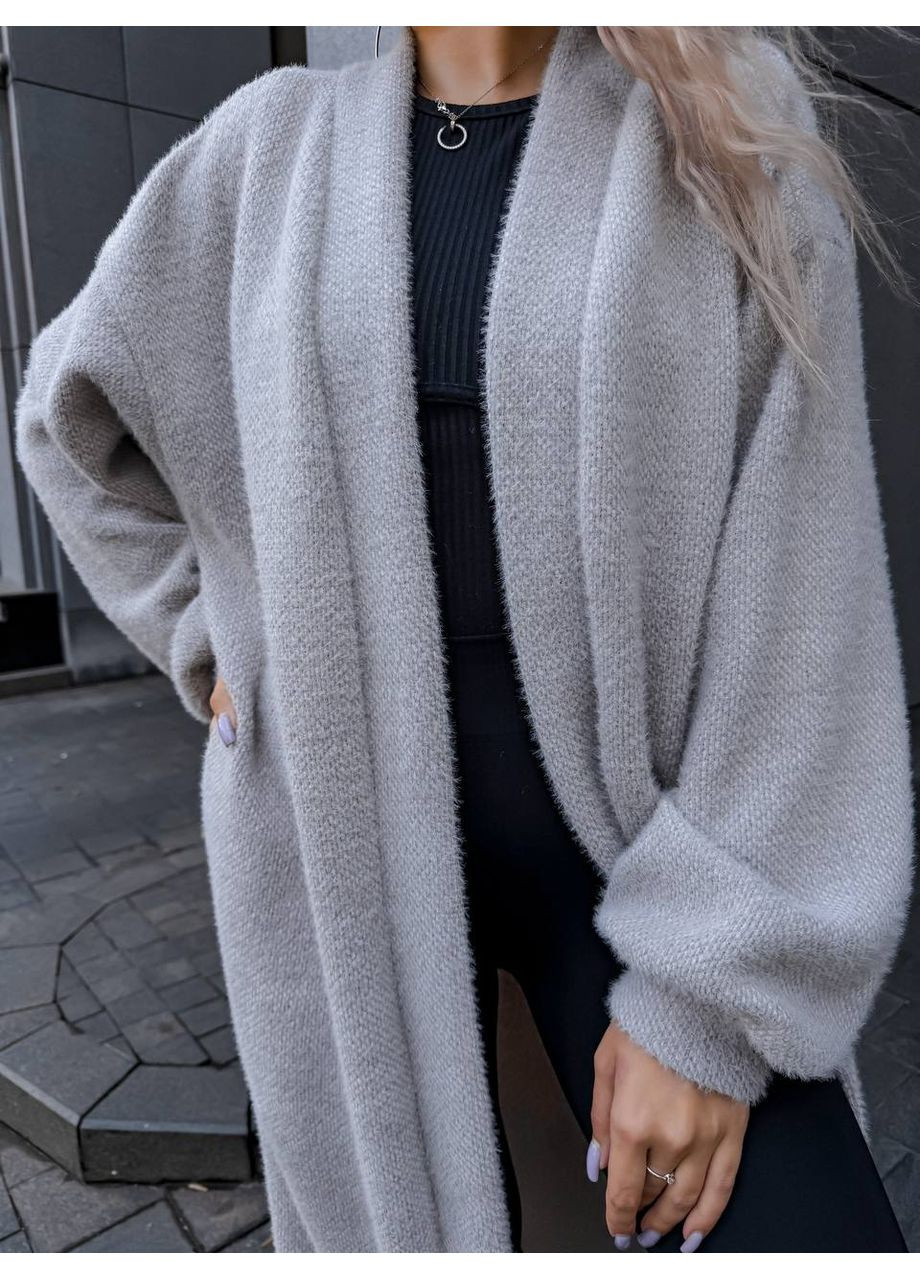 Серый демисезонный кардиган Avanti