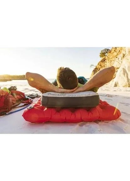 Надувная подушка с пухом Aeros Down Pillow, 12х42х28см, Grey от Sea To Summit (347237326)