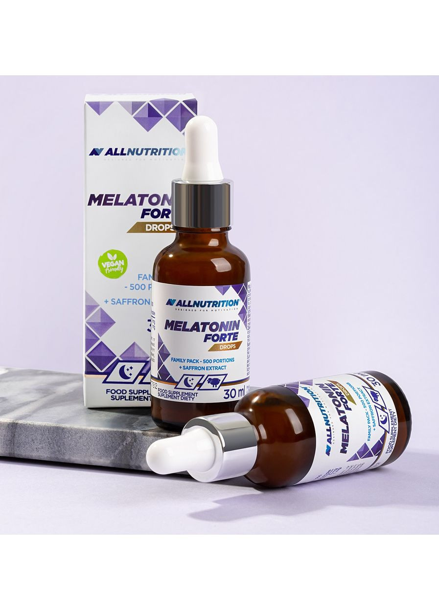 Мелатонин жидкий Liquid Melatonin Forte Drops 30 мл (500 порц.) Allnutrition (365806787)