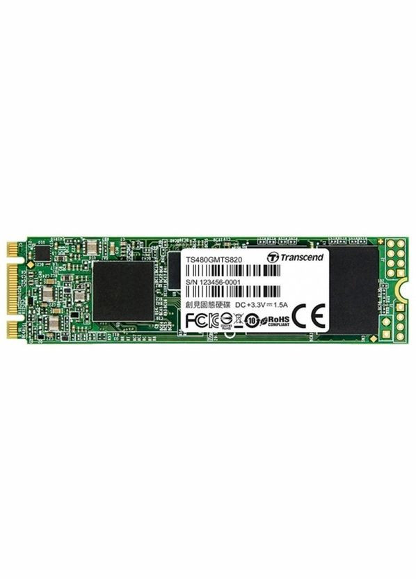 SSD накопичувач MTS820S 480GB SATA 3D TLC (TS480GMTS820S) Transcend (278365917)