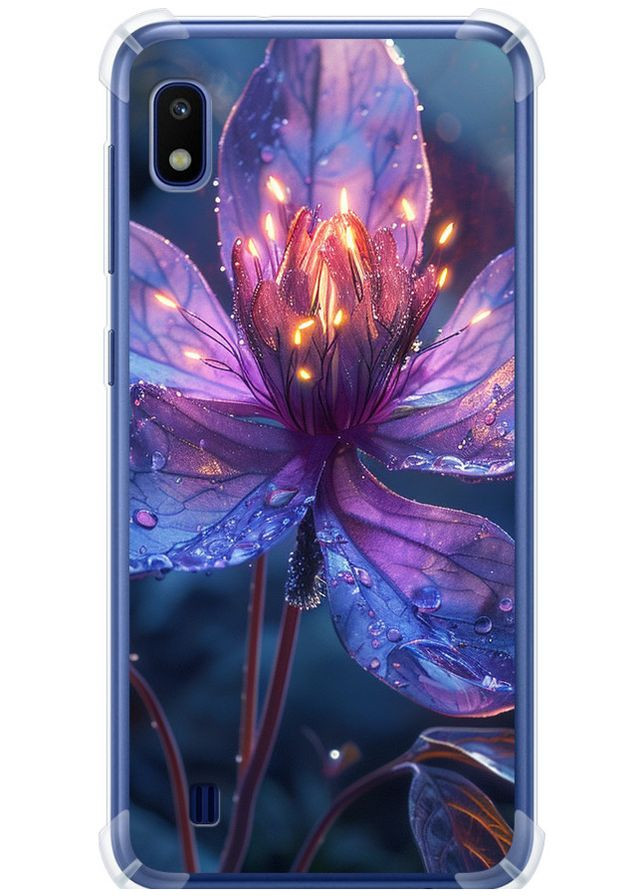 Силіконовий протиударний с посиленими кутами чохол 'Магічна квітка' для Endorphone Samsung Galaxy A10 2019 A105F (285112592)