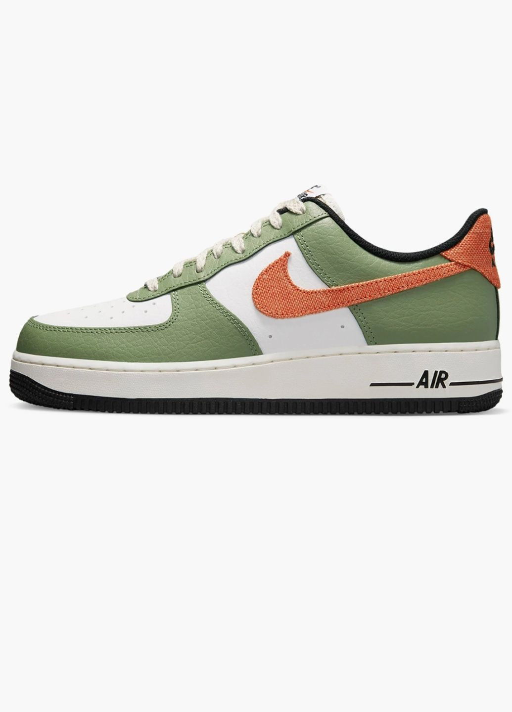 Оливкові Осінні кросівки чоловічі air force 1 07 mens shoes olive fd0758-386 Nike