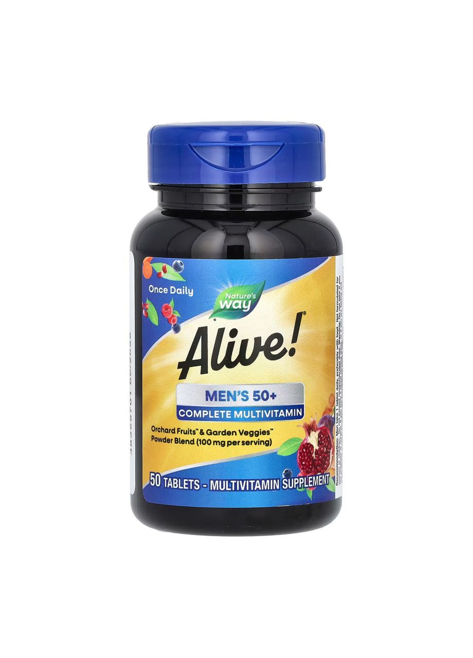 Men's 50+ Complete Multivitamin - 50 tabs Nature's Way (369397807)