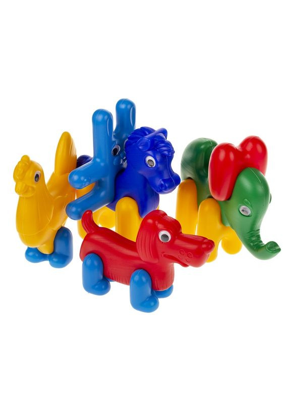 Детский конструктор-пазл "Зоо-Логика": животные 1647 из 13 деталей Colorplast (333703123)