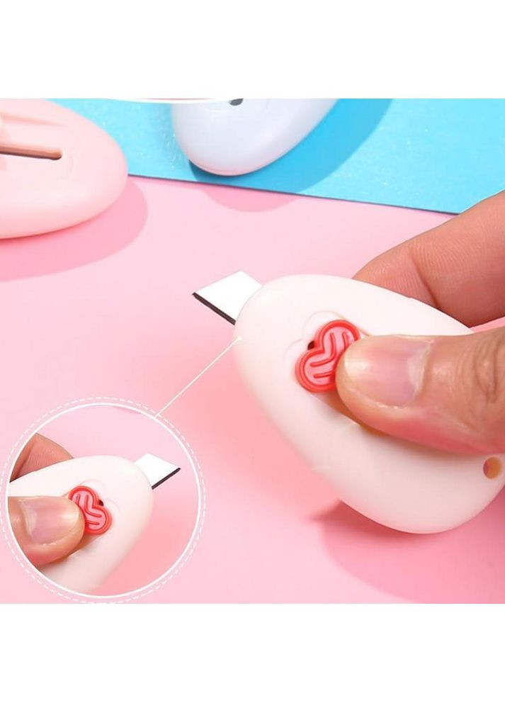 Канцелярський міні ніж серце (TA0154_6) No Brand (370719010)