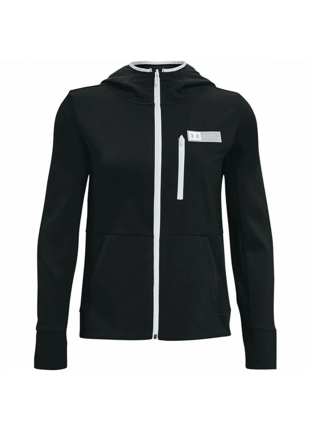 Чорна куртка жіноча plus training hoody black 1365875-001 Under Armour