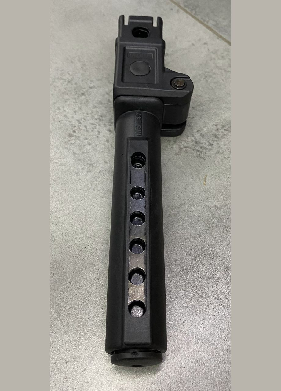 Труба складана для прикладу АК, TACTICAL (DLG-147-black), Mil Spec Чорна, трубний складаний адаптер DLG Tactical (362601294)