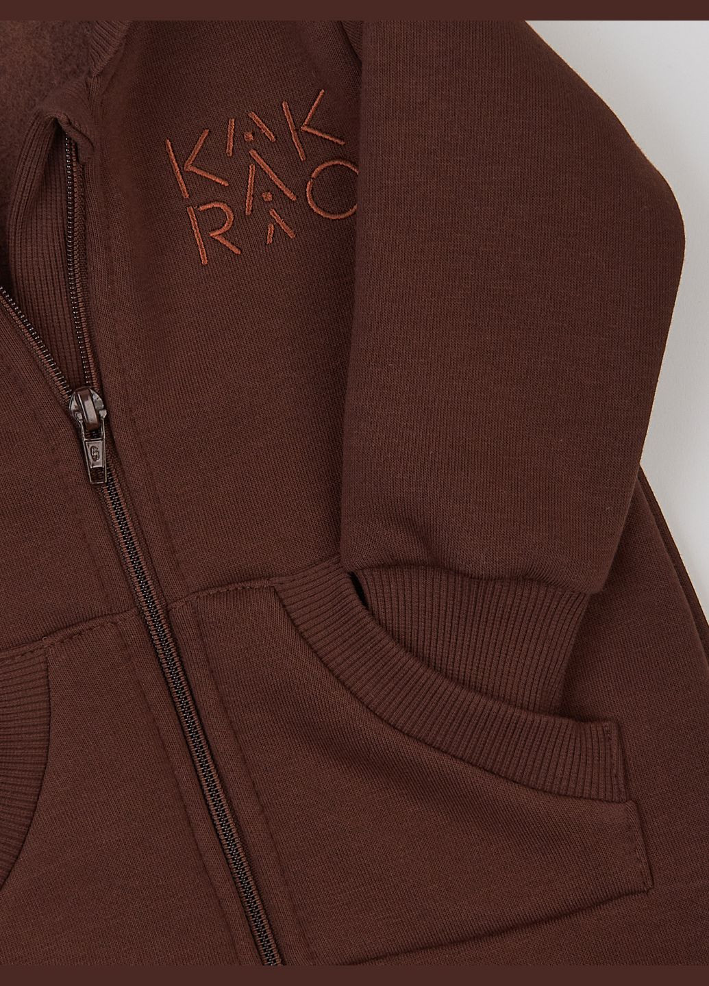 Комбінезон утеплений з відкритими ніжками з капюшоном "Шоколад" KRAKO (314945535)