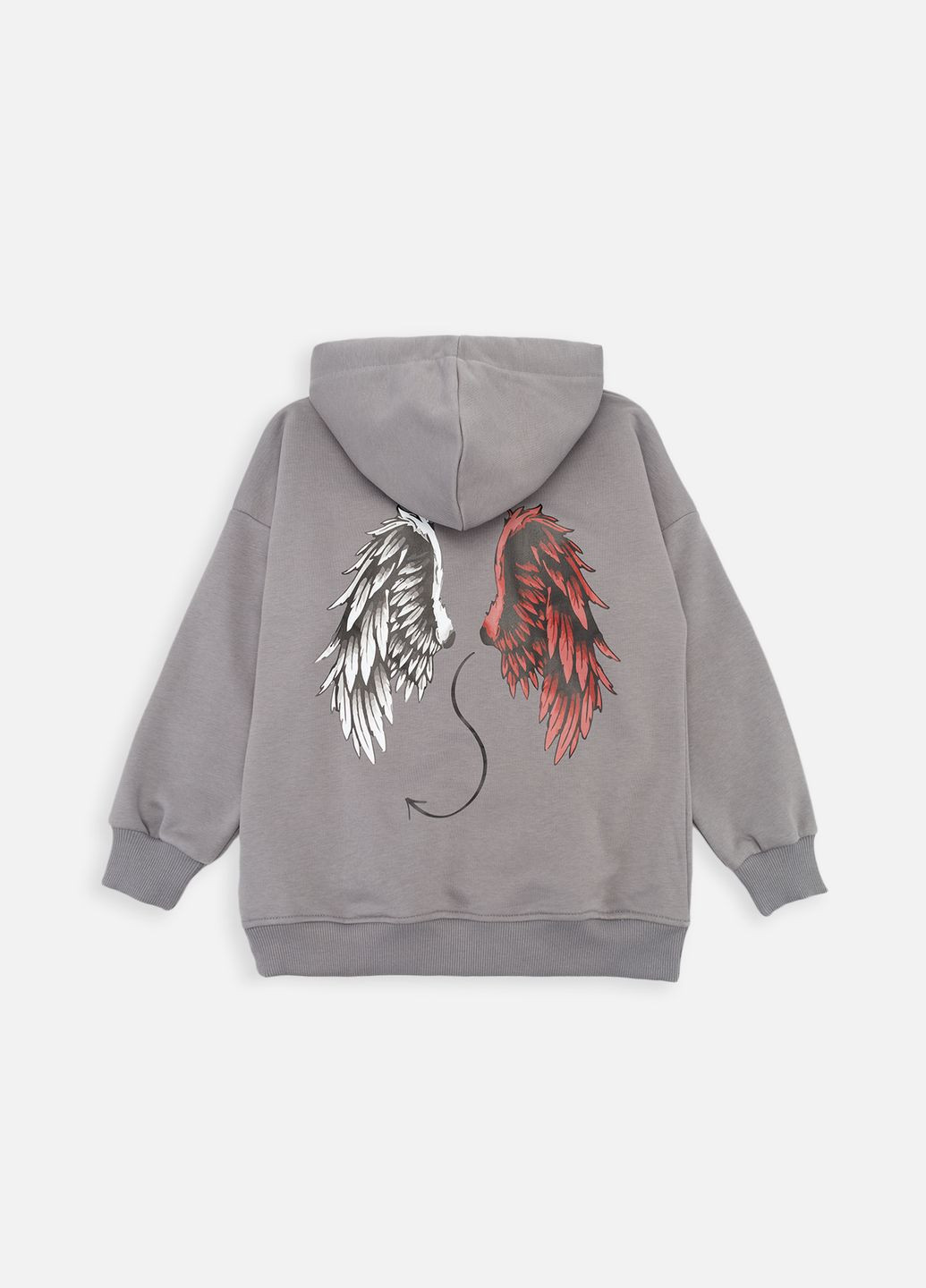 Худи для девочки цвет графитовый CB-00269713 Yuki (319084214)