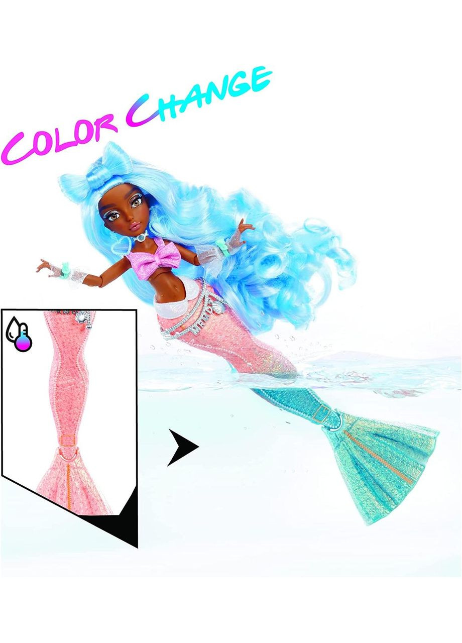 Игровой набор Кукла русалока Mermaze Mermaidz Color Change Shellnelle Mermaid Fashion Doll русалочка 580829 L.O.L. Surprise! (323480872)