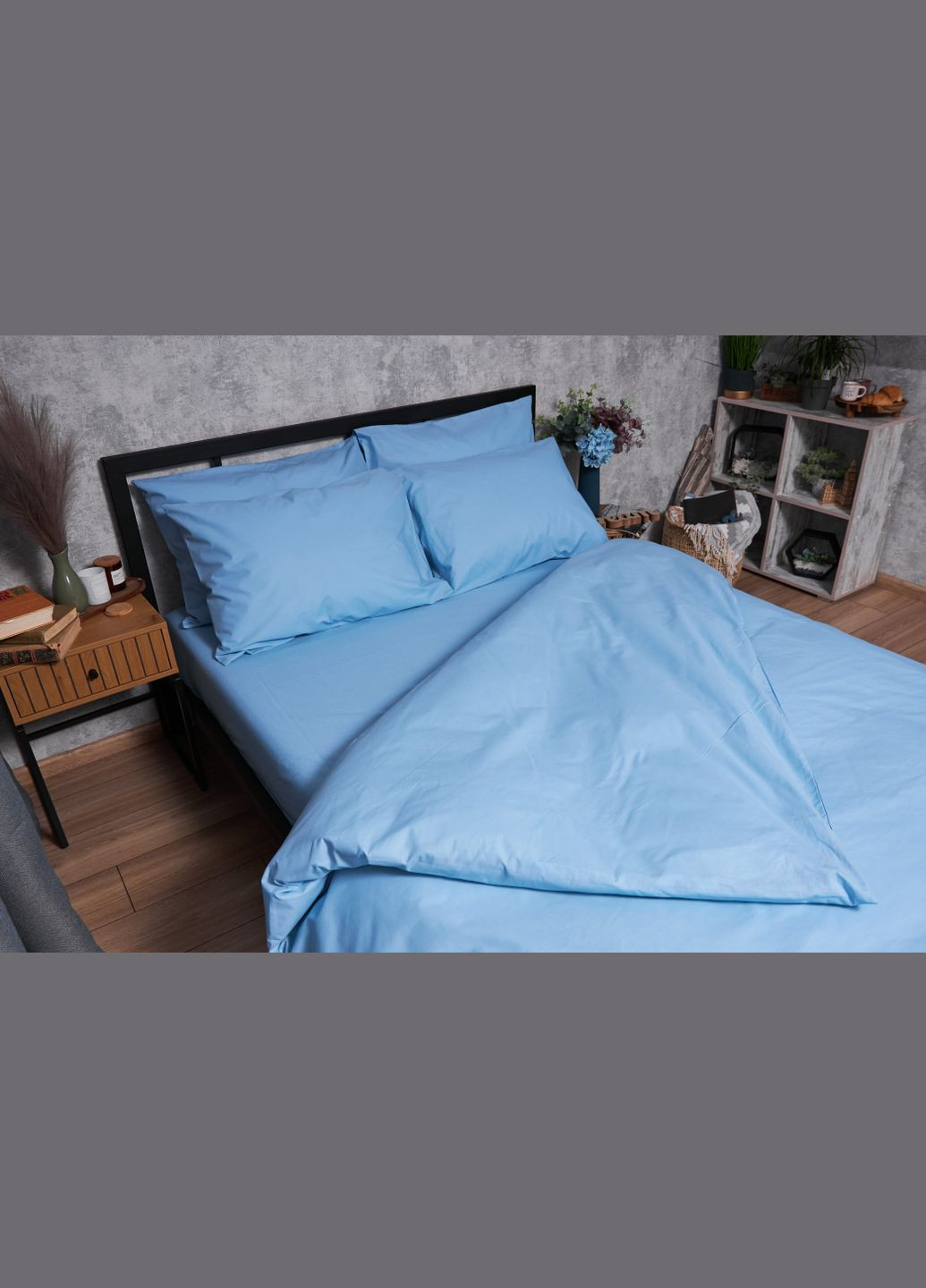 Комплект постельного белья Бязь Gold Люкс семейный 160х220х2 наволочки 4х50х70 (MS-820003078) Moon&Star Nordic (288043944)