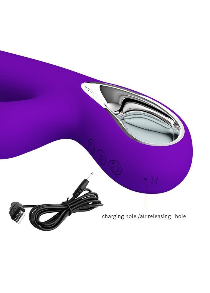 Вібратор із кліторальним стимулятором Jersey Pretty Love (297396686)