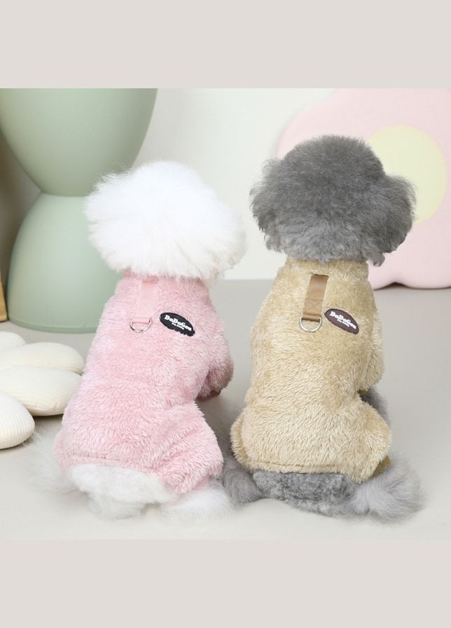 Флісовий комбінезон для котів Pet Style "DaDaGau" Рожевий 2XL No Brand - (323236452)