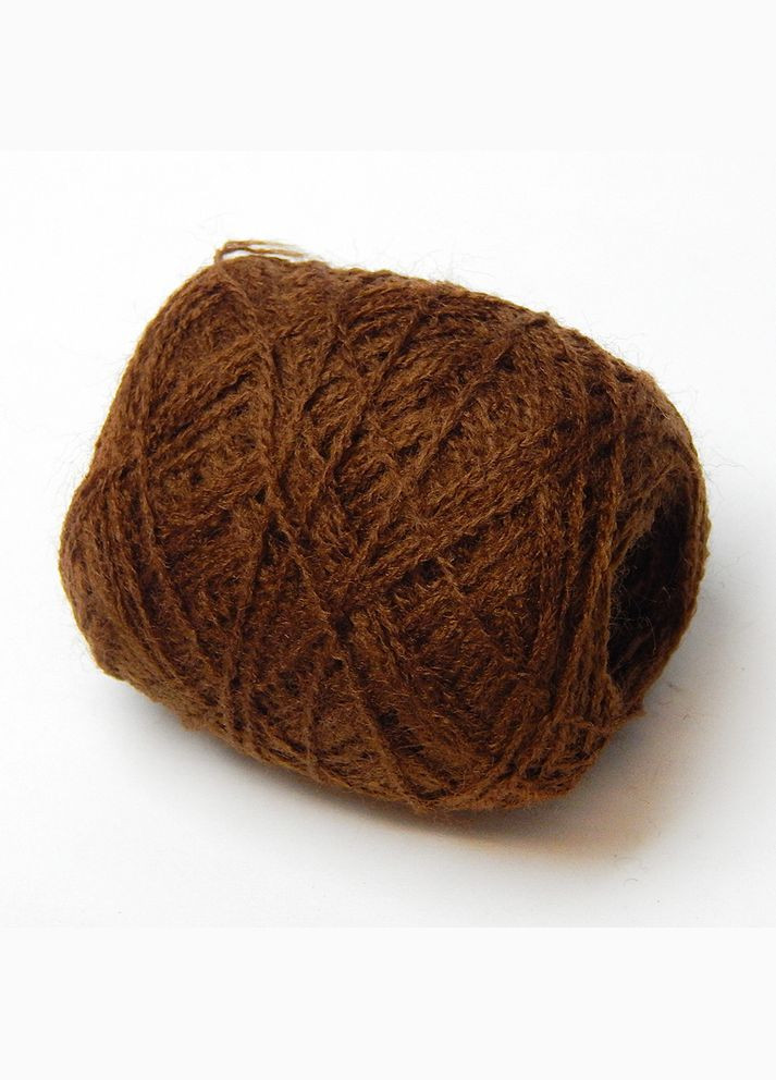 Нитки акриловые для рукоделия, 1 мм, шоколадный №UK25, 5 гр No Brand (340484084)