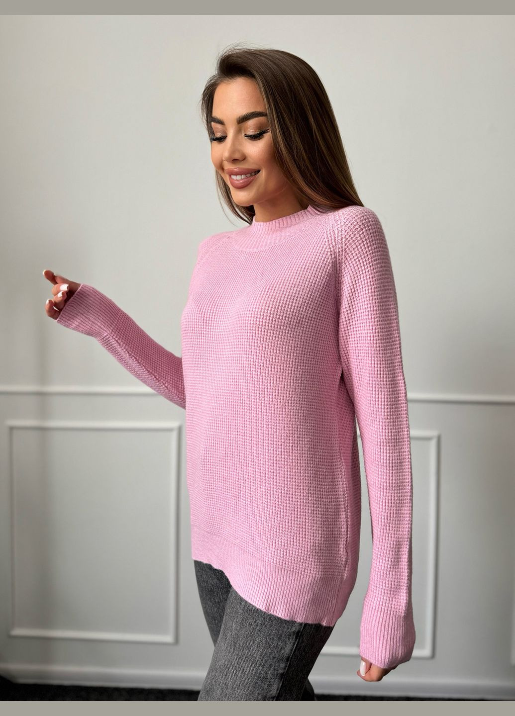 Розовый демисезонный свитера Magnet WN20-663