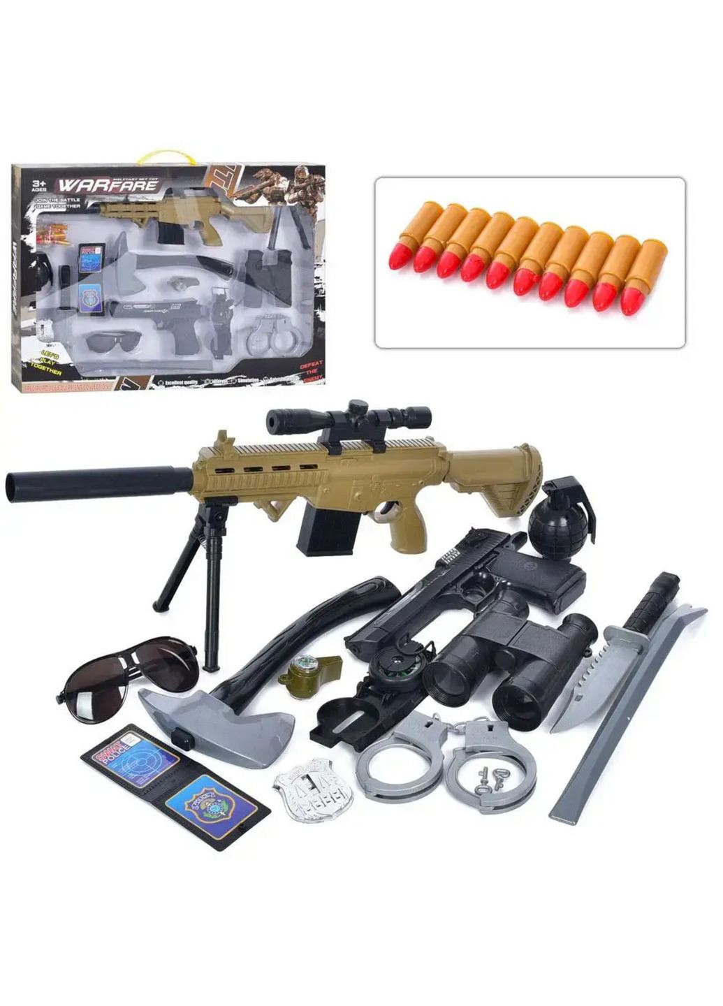 Дитячий набір військового QiRun QR899-18F Metr+ (302087341)