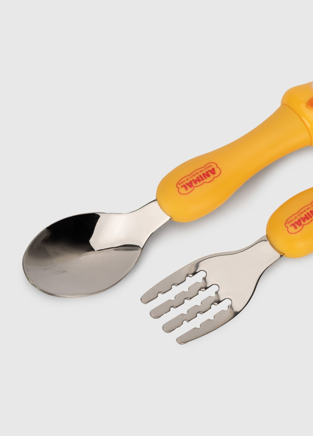 Набор вилка и ложечка в футляре Цыпленок Мегазайка 0102 Разноцветный shop (2000990576965) Megazayka (366427005)