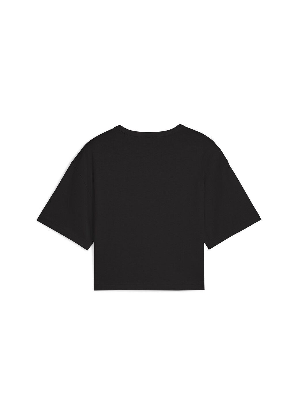 Чорна демісезонна дитяча футболка class tee youth Puma