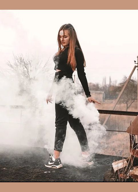 Білий Кольоровий дим 60 сек Димова шашка, біла, ТМ "", Польща, 60 сек Maxsem (330761069)