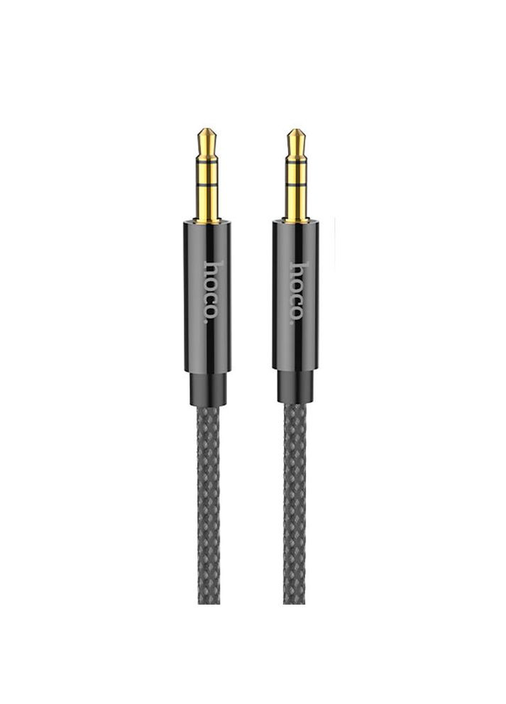 Кабель AUX UPA19 AUX audio cable (L2M) Black Hoco (297454600)