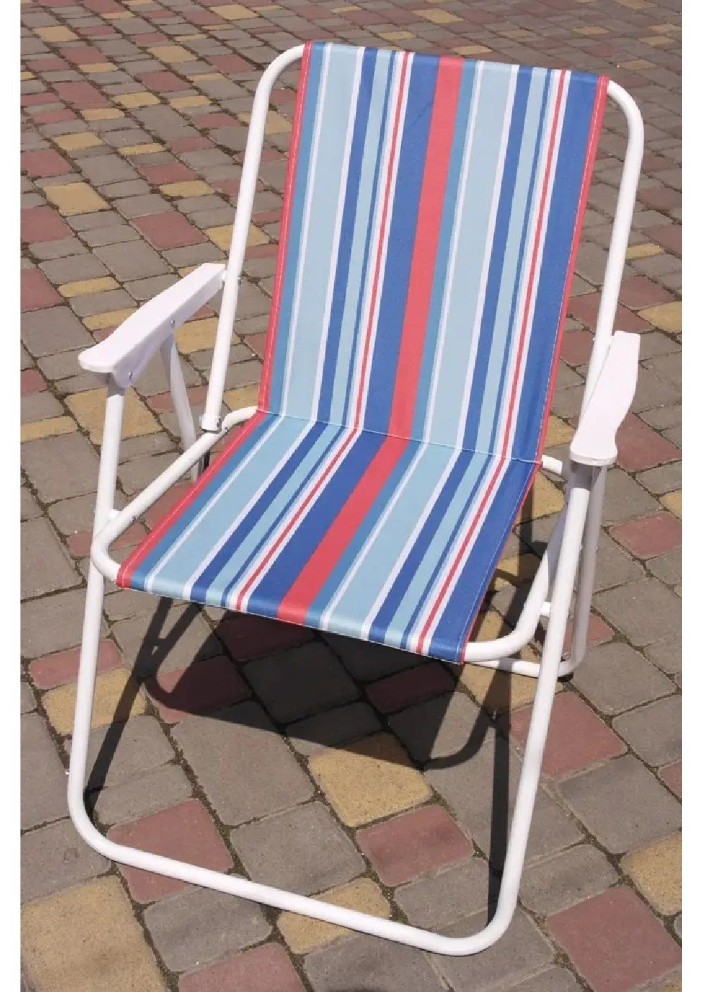Крісло стілець складаний для походів риболовлі туризму кемпінгу відпочинку на природі 52х48х76 см (476900-Prob) Синьо-червоне Unbranded (292324319)