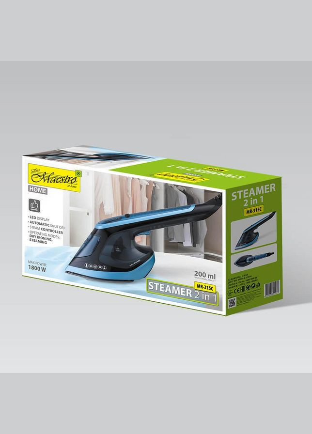Утюг-парогенератор с керамической подошвой 2 в 1 (MR-315C) Maestro (334007475)
