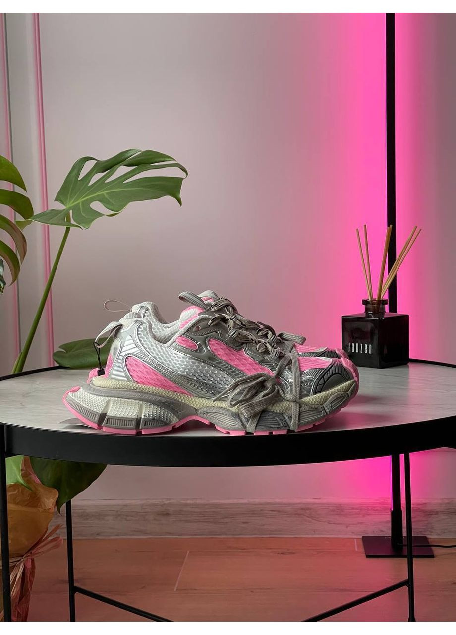 Кросівки жіночі Balenciaga 3XL Silver Pink | Баленціага 3XL рожеві No Brand рожеві демісезони (360755594)