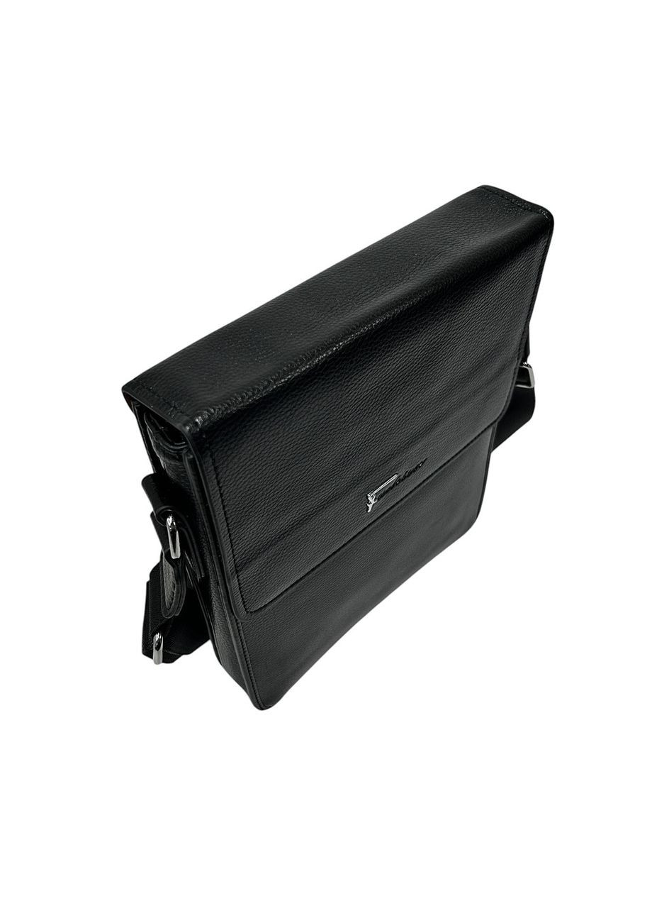 Чоловіча сумка з еко-шкіри Fashion A6657-2 чорна 29 x 24 x 6 No Brand (371682117)