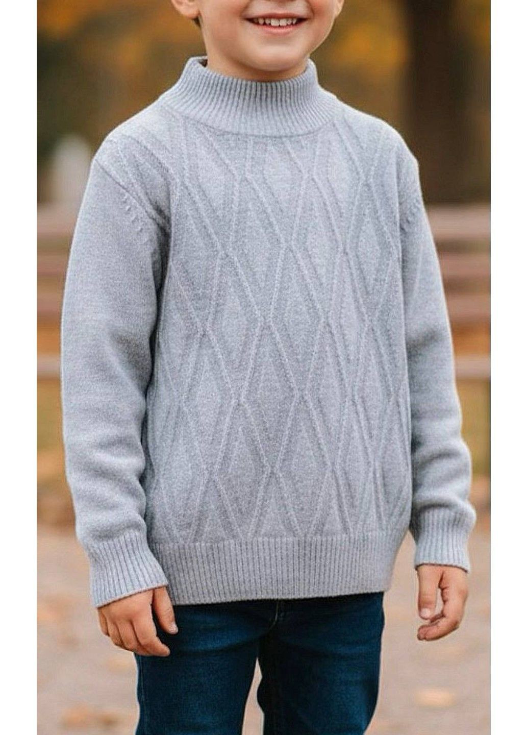 Светр дитячий сірий Deloras (365796613)
