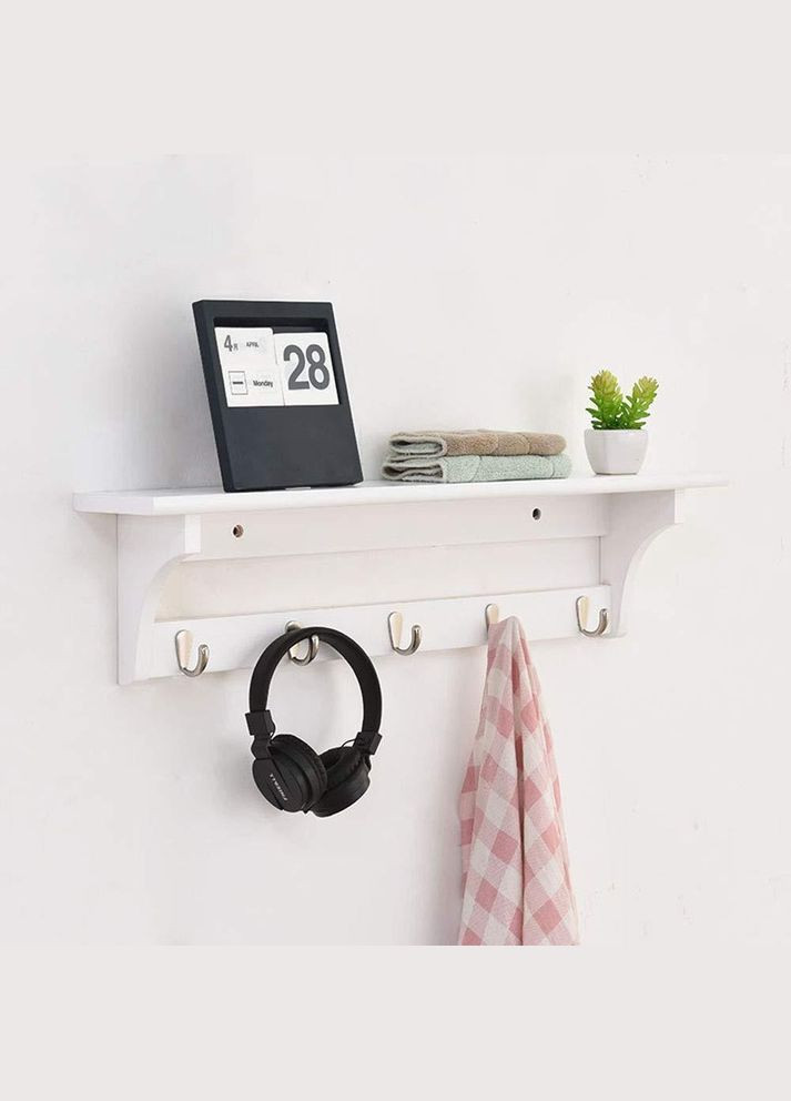 Вішалка для одягу з дерева Кінгстон 5 зефір (ВДО-503520) No Brand (327846103)