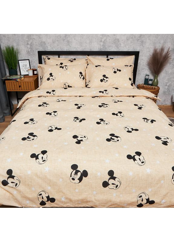 Комплект постельного белья Детский 110х140 наволочки 2х40х40 Бязь Gold Люкс (MS-830000244) Moon&Star Mickey Mouse (356683027)