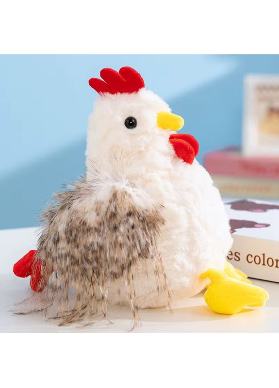 М'яка плюшева іграшка Курочка, 28 см Біла Jellycat (369765013)