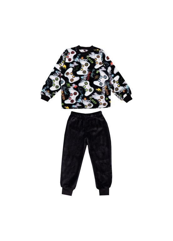 Чорна зимня дитячий костюм для хлопчика pgm-24-7 Габби