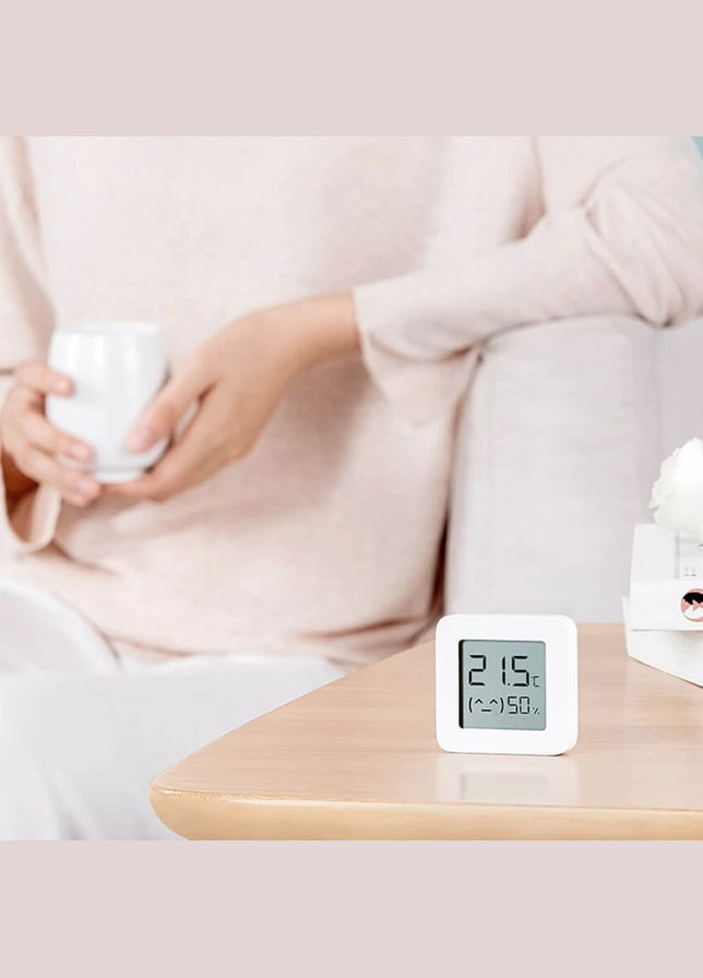 Bluetooth термометр Xiaomi 2 розумний бездротовий електронний гігрометр з сенсором вологості MiJia (300524090)