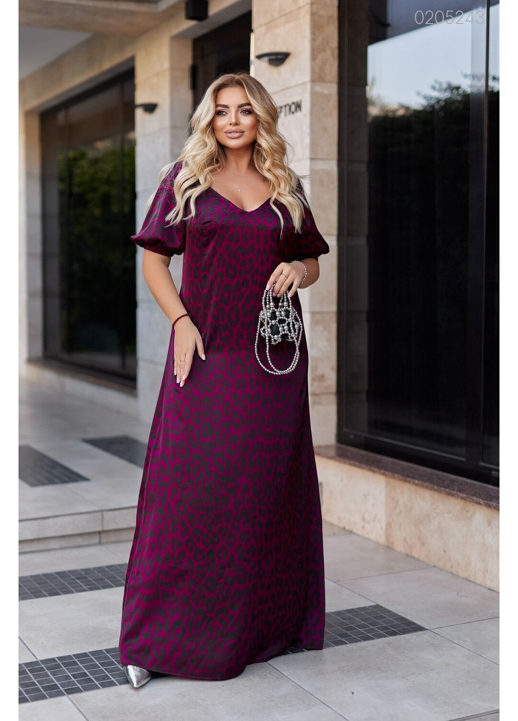 Бордова сукня катанія (бордовий) 0205243 Peony