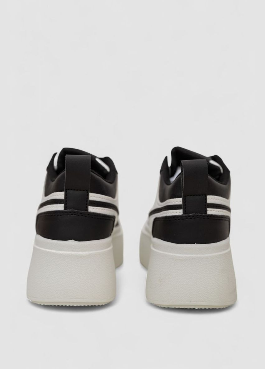 Кросівки жіночі демісезонні на платформі Gollmony 243R2024-7 чорно-білі демісезони (316027871)