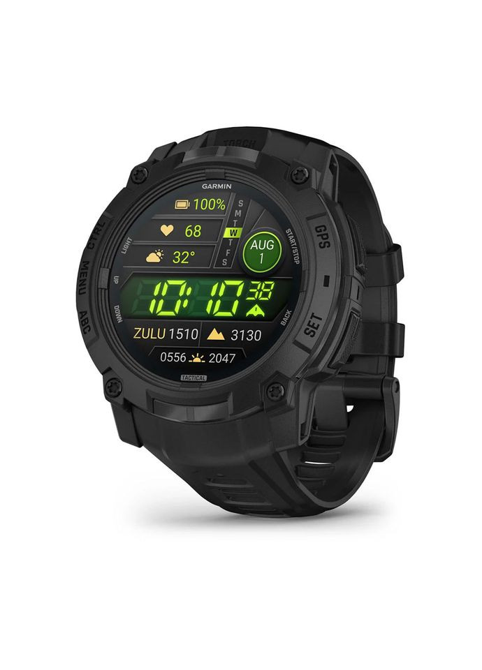 Тактичний годинник для військових Instinct 3 – 50 мм, з AMOLED дисплеєм та ліхтарем Tactical Edition (010-03020-50) Garmin (369368813)