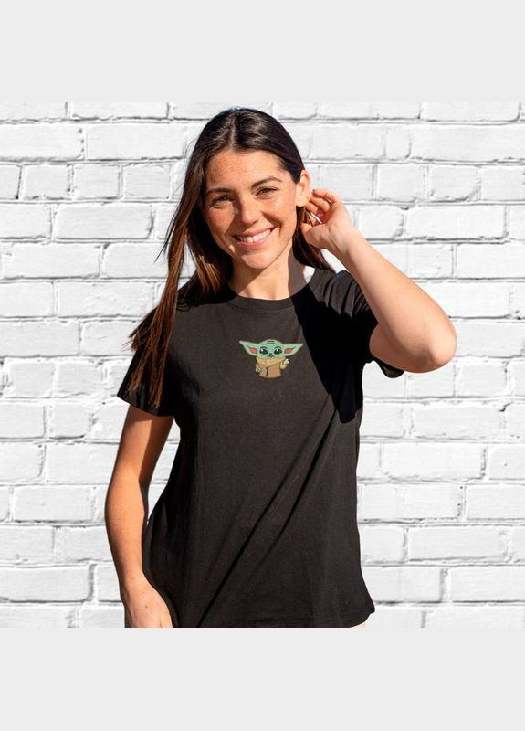 Футболка с вышивкой Йода (Yoda) 04 женская (319693-16-3) No Brand - (330811166)