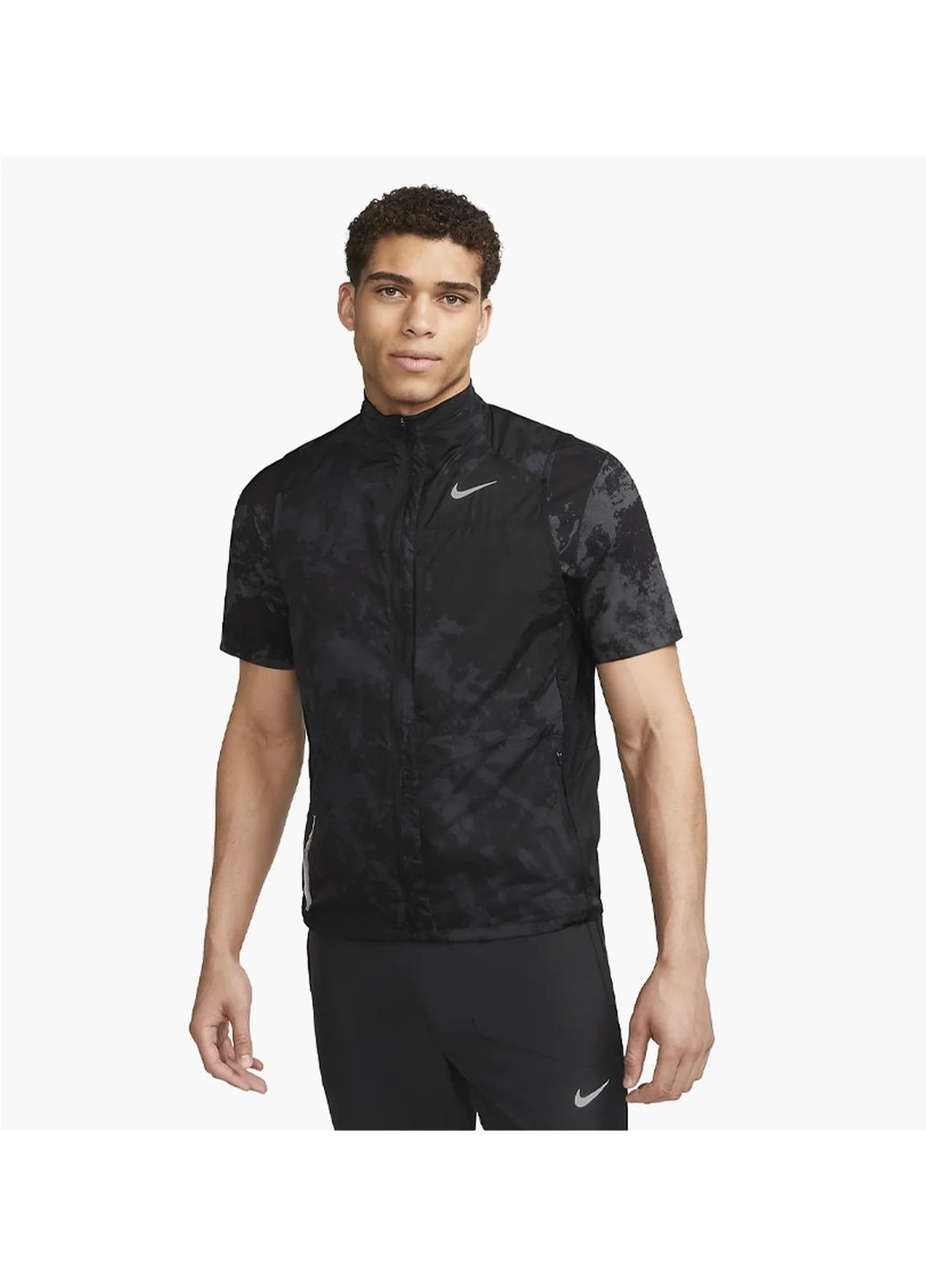 Жилетка мужская Rpl Run Dvn Vest Black Nike (365962018)