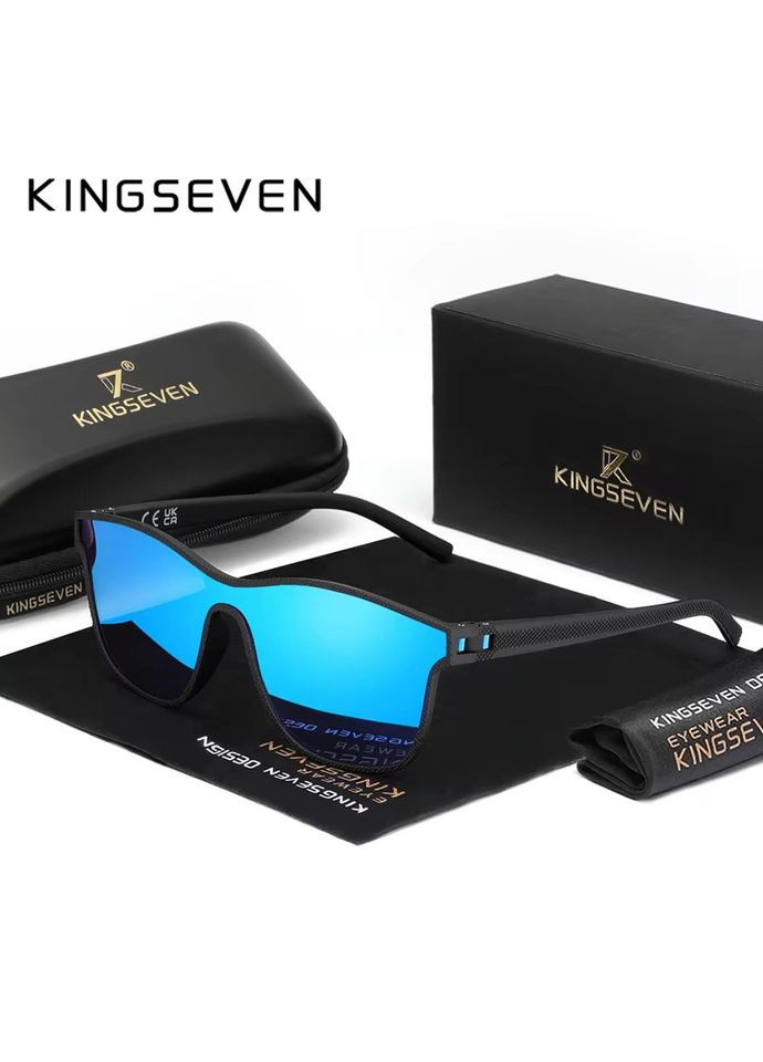 Женские поляризационные солнцезащитные очки 7847 Sky Blue KINGSEVEN (342113140)