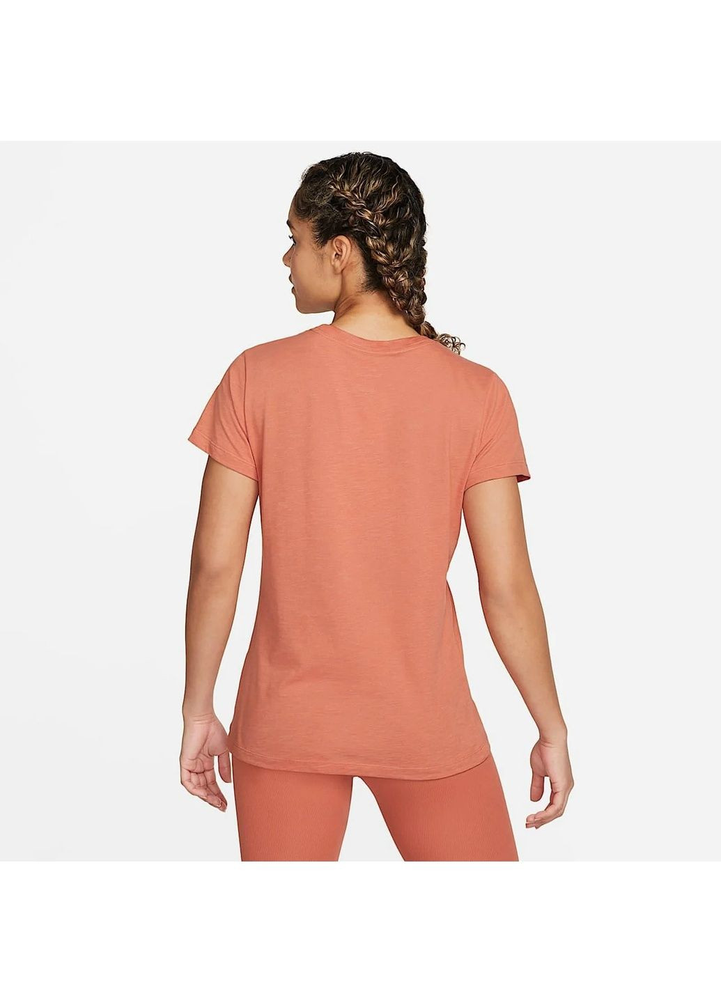 Женская футболка Dri-Fit Crew Tee Orange Nike - (365962669)