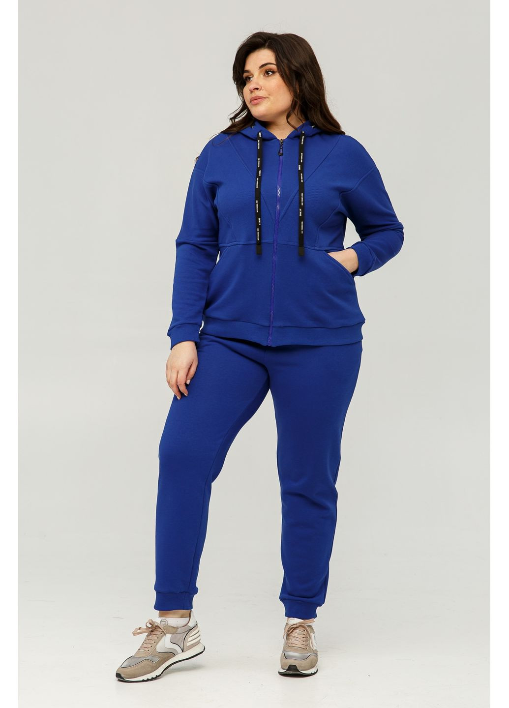 Жіночий трикотажний костюм (zip-худі та штани) All Posa (ap101438p) A'll Posa (355262286)