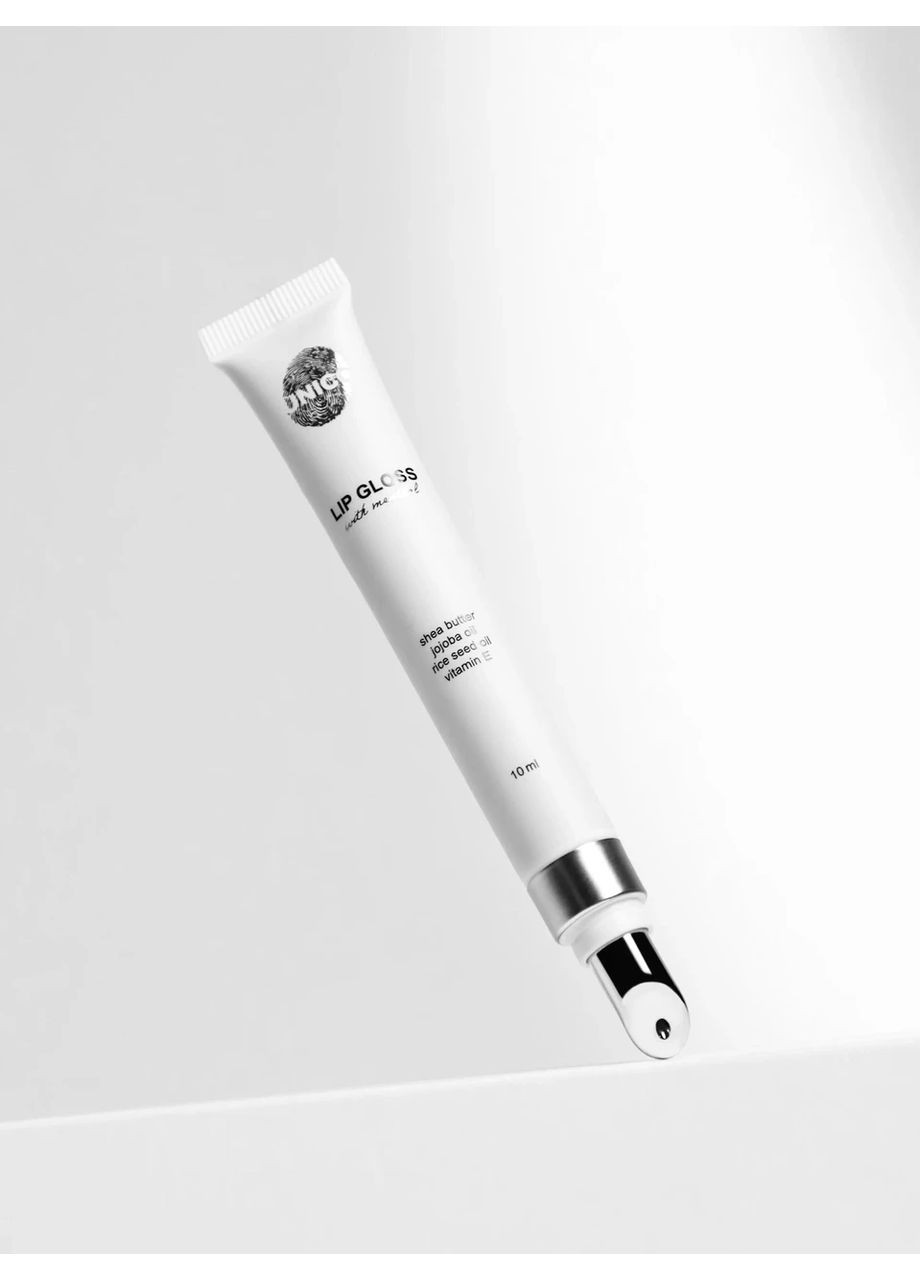 Блиск для губ з ментолом Lip Gloss with menthol відтінок Lace, 12 мл Unico (361443588)