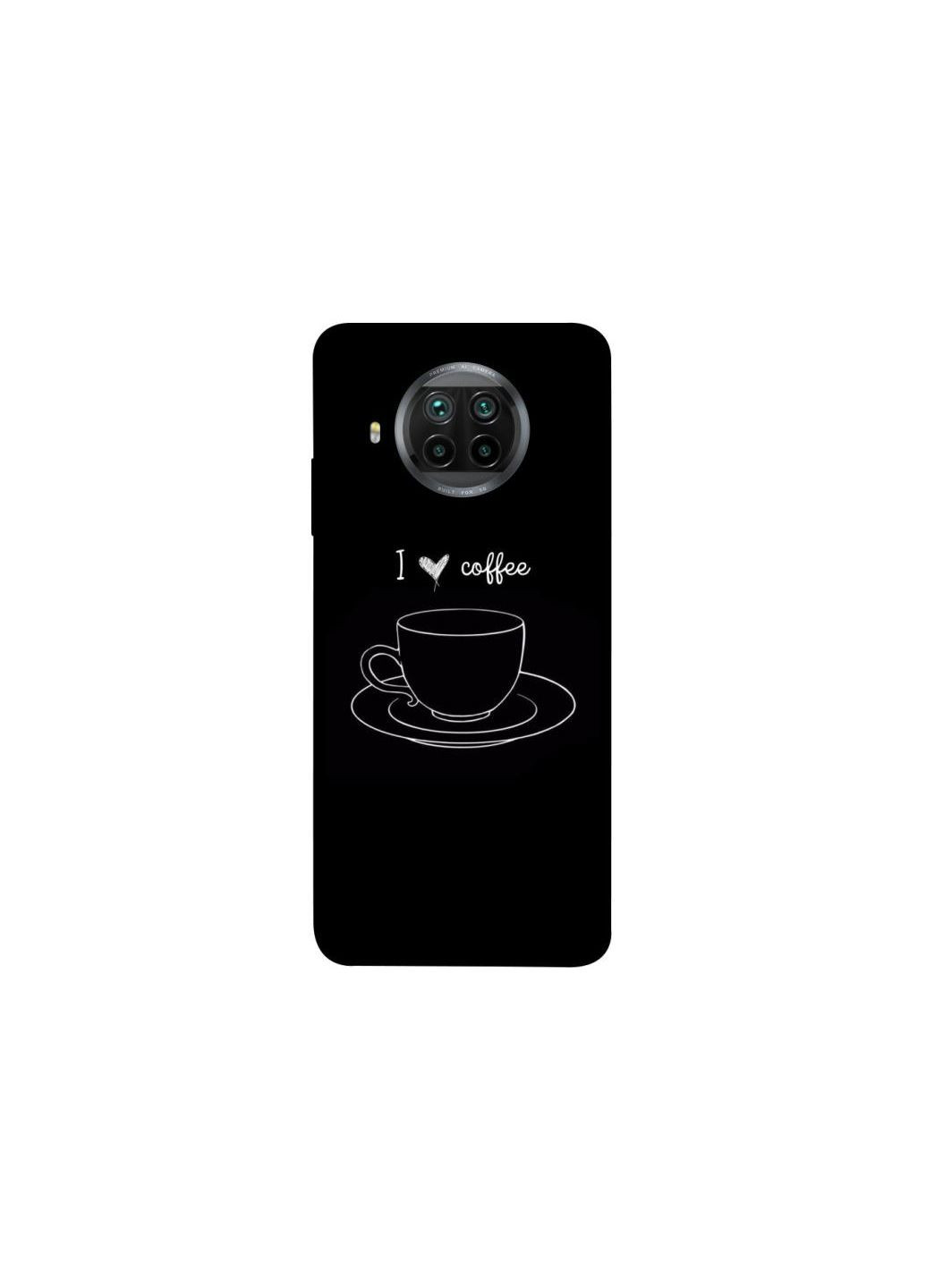 Чехол на Xiaomi Mi 10T Lite / Redmi Note 9 Pro 5G Black coffee Frontalka (355320416)
