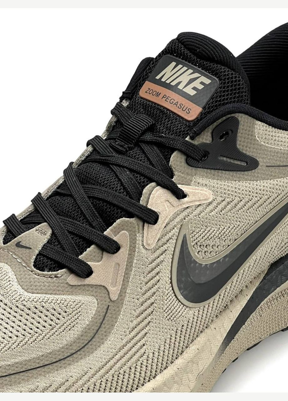 Коричневі Літні кросівки чоловічі No Brand Air Zoom Pegasus Sand Black