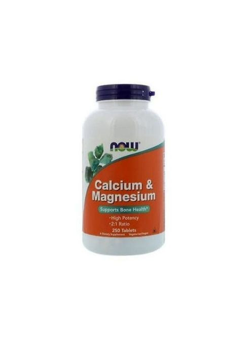 Calcium & Magnesium, 500/250 mg 250 Tabs Now Foods (362418923)