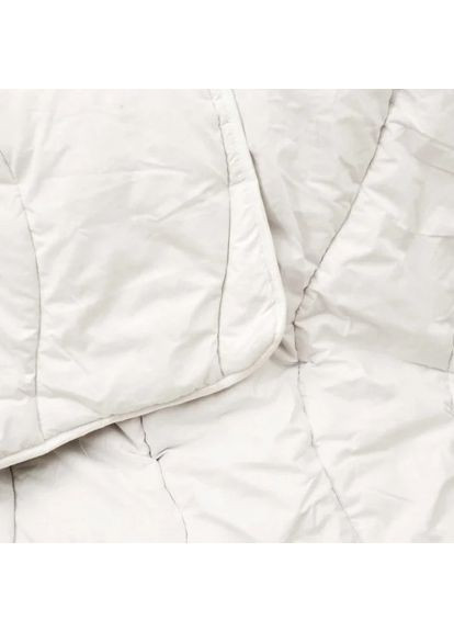 Ковдра двоспальна стьобана Soft Лебяжий пух 21377 170x210 см біла Viluta (364105652)