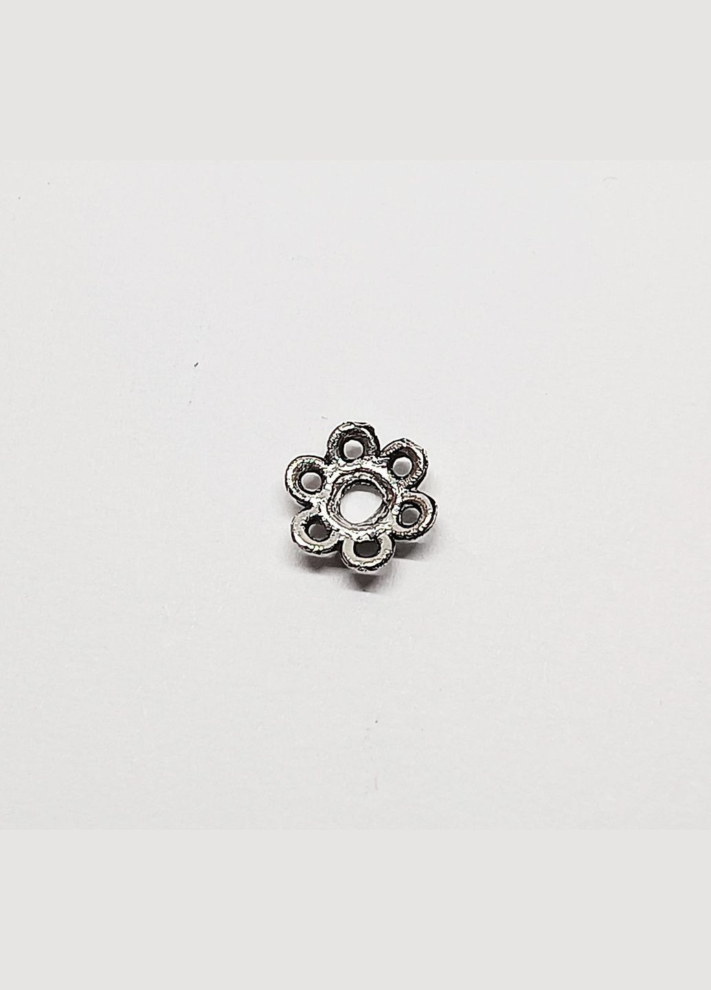 Капелюшок для намистин Обіймач квітка підходить для намистин від 6 мм Античне срібло 5.5 мм х 6 мм Finding (316248362)